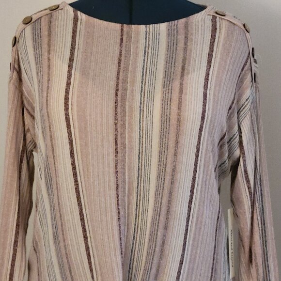 NWT! Above and Beyond Brand Casual/Boho Blouse, Sz M - Picture 1 of 11